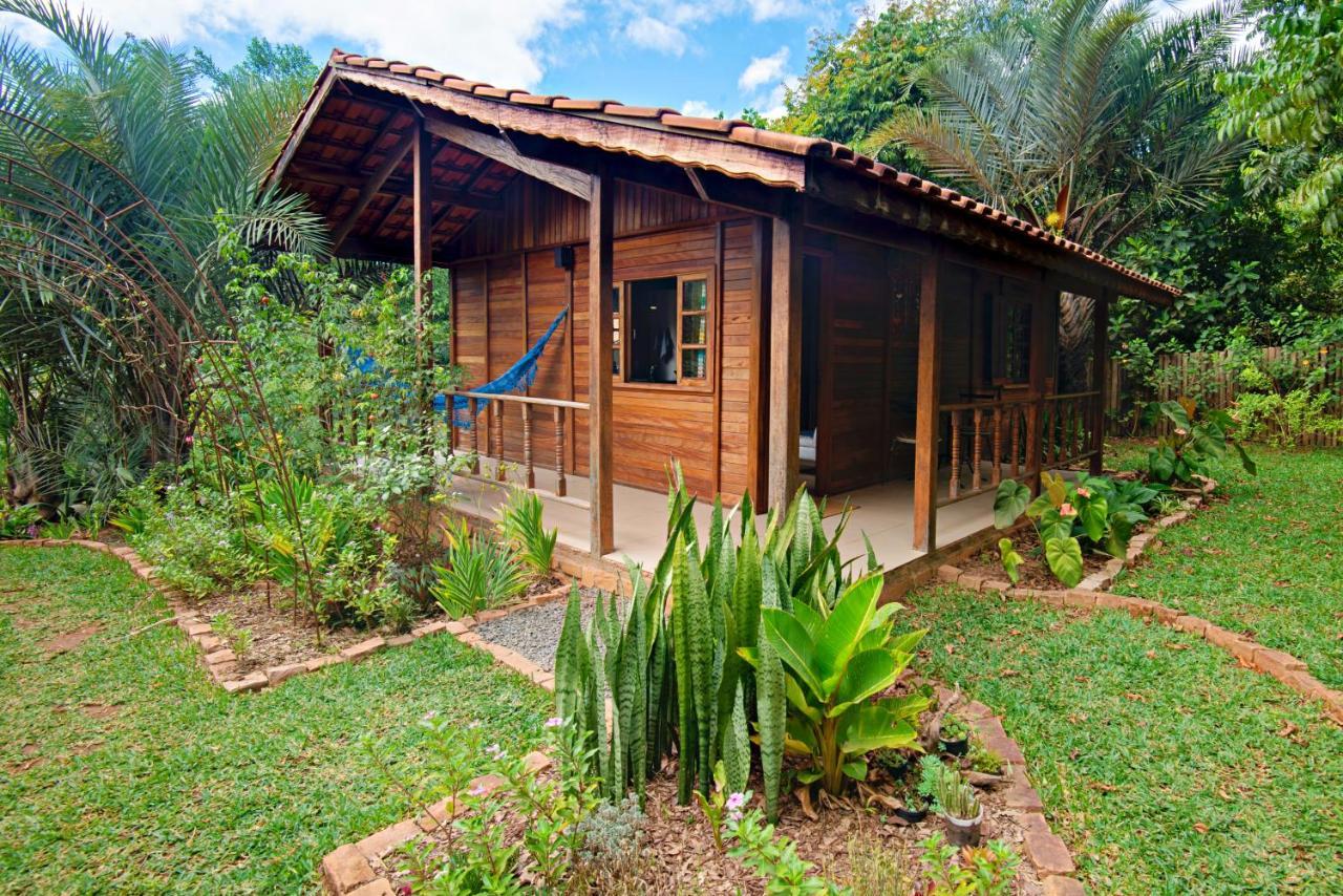 Casinha de Madeira no Vale do Capão Exterior foto
