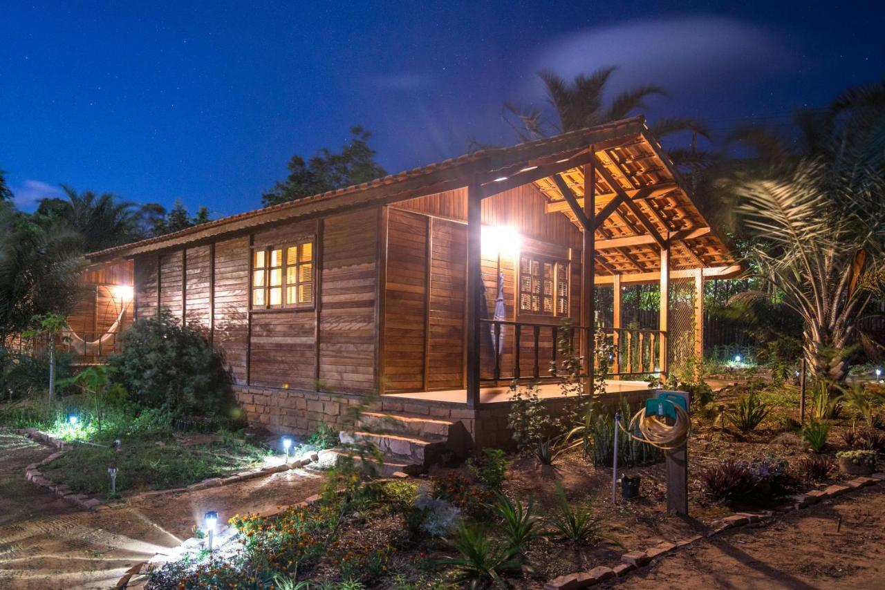 Casinha de Madeira no Vale do Capão Exterior foto
