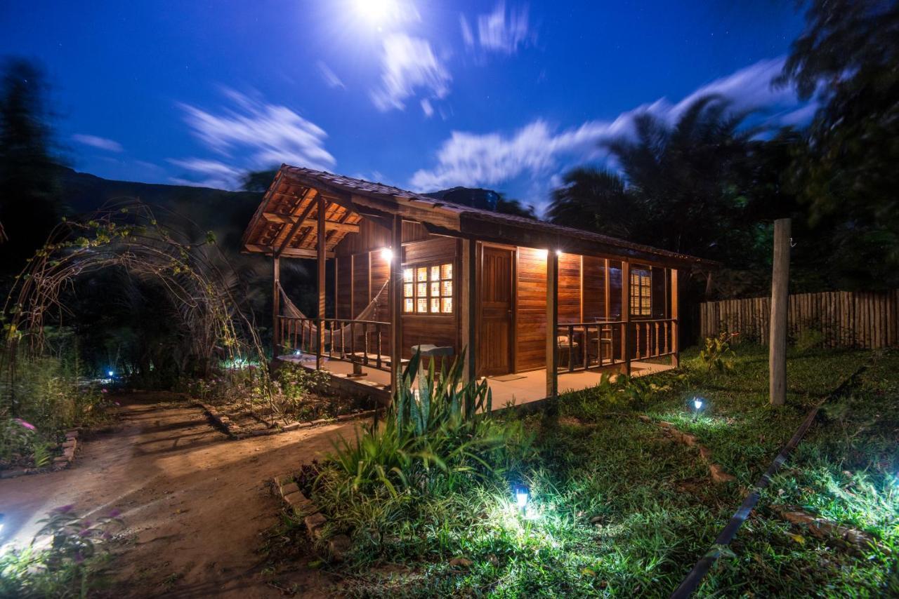 Casinha de Madeira no Vale do Capão Exterior foto