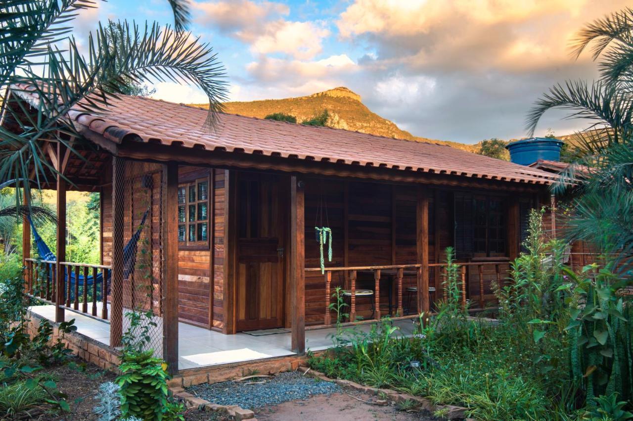 Casinha de Madeira no Vale do Capão Exterior foto